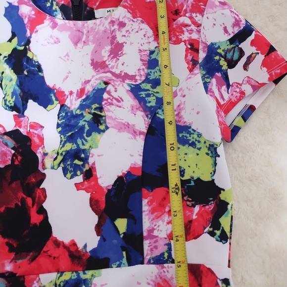 Milly For Design Nation Fit and Flare Scuba Dress Size 10 - Picture 4 of 9